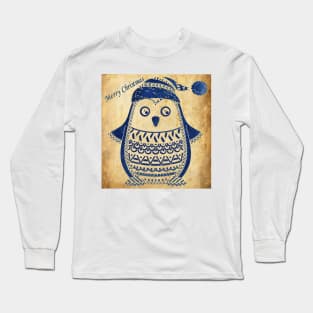 penguin christmas Long Sleeve T-Shirt